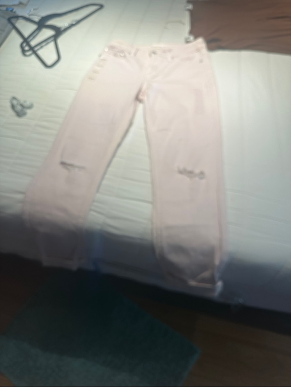 LC Lauren Conrad Pale Pink Skinny Jeans